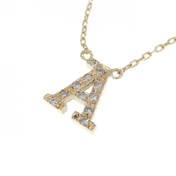 K10YG Chữ cái A Dây chuyền kim cương 0.05CT - Hàng hiệu Chính hãng 857662