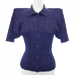 【Cổ điển】Áo sơ mi ngắn tay PLEATS PLEASE