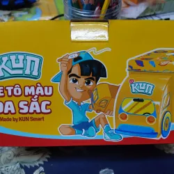 Xe tô màu đã sắc Kun - Hàng Khuyến mãi sữa Kun 