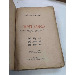 Tử Vi Hàm Số - Nguyễn Phát Lộc bản gốc xưa trước 1975 132048