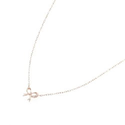 K10PG Ruy băng Dây chuyền kim cương - Hàng hiệu Chính hãng 855983