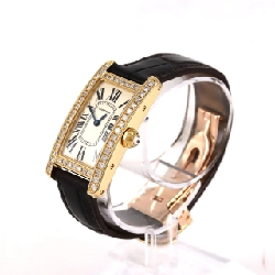 Cartier Tank Americaine SM YG/Cross D WB707231 YG Quartz - Hàng hiệu Authentic 875544