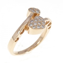 Nhẫn kim cương hình trái tim K18PG 0.17CT