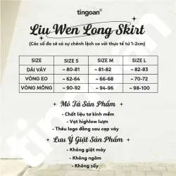 Chân váy dài tingoan mới 100% sz M 702791
