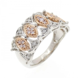 Nhẫn kim cương PT950/K18PG 0.22CT - Hàng hiệu Chính hãng