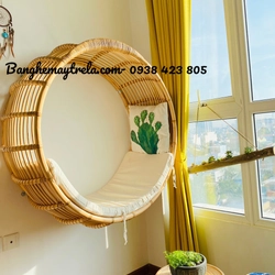 Ghế xích đu mây tròn treo trần nhà 509174