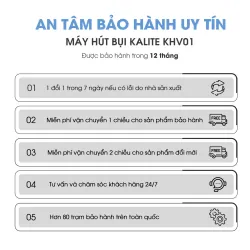 ⚡ Kalite KHV01 – Máy hút bụi gia đình cao cấp | Dọn nhà nhanh 786642