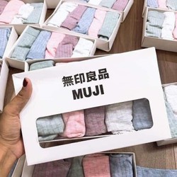 👙hộp 5  QUẦN LÓT COTTON MUJI vỏ trắng nữ 👙
❌ 85188