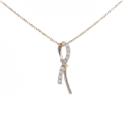 K18PG Dây chuyền kim cương 0.20CT - Hàng hiệu Authentic