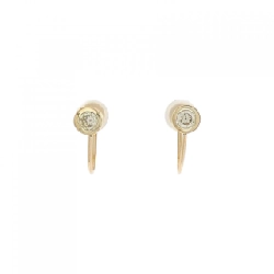 K18YG Bông tai kim cương 0.19CT - Hàng hiệu Chính hãng