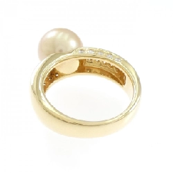 Nhẫn ngọc trai trắng K18YG 10.1mm - Hàng hiệu Chính hãng 855424