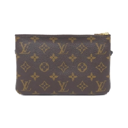 Túi xách đeo vai Louis Vuitton Monogram Giant Pochette Double Zip M69203 611581