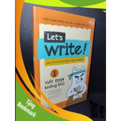 (TẶNG BOOKMARK) Let's write 1! Viết đoạn không khó Trần Thanh Hương mới 100% RBK2301 học tiếng anh