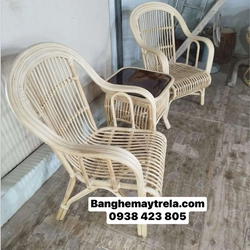 Bàn ghế mây tự nhiên phòng ngủ 497107