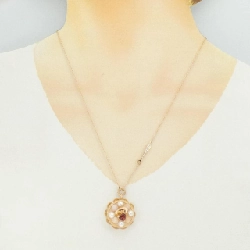 K18PG Bánh × Dĩa Đá Màu Dây Chuyền - Hàng hiệu Chính hãng 850177