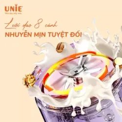 Máy làm sữa hạt UNIE UMB10 dung tích 1L, 8 chức năng xay nấu 574423