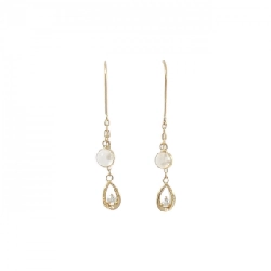 Bông tai đá mặt trăng 4゜C