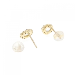 Bông tai Topaz trắng 18KYG/K18YG - Hàng hiệu Authentic 876121