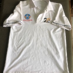 Áo golf nam trắng size M  12367