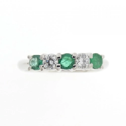 Nhẫn Emerald PT900 0.30CT - Hàng hiệu Chính hãng 850327