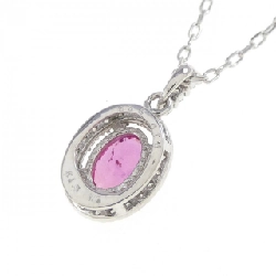 K18WG Dây chuyền Ruby 0.35CT - Hàng hiệu Chính hãng 860843