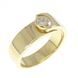 Nhẫn kim cương K18YG 0.10CT - Hàng hiệu chính hãng