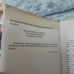Từ điển bỏ túi VIỆT NGA. Tg Giáo sư Ng. Bá Hưng và Giáo sư Trần V. Cơ. Nxb HCM 1990 779232