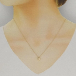 K10YG Dây chuyền kim cương hình trái tim - Hàng hiệu Authentic 859747