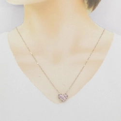 K18PG Dây chuyền hình trái tim Sapphire 0.68CT - Hàng hiệu Chính hãng 861482