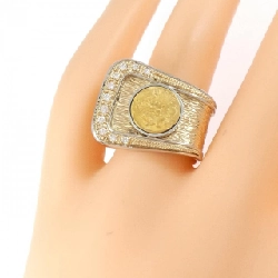 Nhẫn kim cương K18YG/K10YG/PT900 0.15CT - Hàng hiệu Authentic 846763