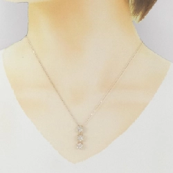 K18PG Hoa Kim Cương Dây Chuyền 1.00CT - Hàng hiệu Chính hãng 864044