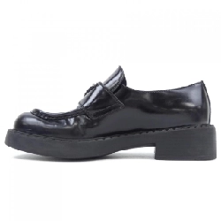 Giày lười Prada PRADA màu chocolate với logo tam giác 1D246M 658320