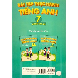 Bài Tập Thực Hành Tiếng Anh 7 (Không Đáp Án) - Dùng Kèm SGK Tiếng Anh 7 Global Success - Mai Lan Hương, Nguyễn Thị Thanh Tâm 147614