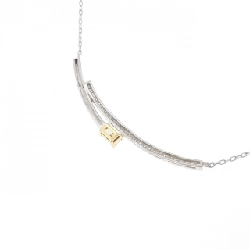 Dây chuyền kim cương PT900/K18YG/PT850 0.271CT - Hàng hiệu Chính hãng 858196