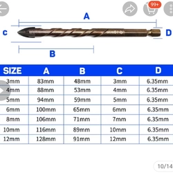 Bộ 7 mũi khoan đa năng chân lục giác 477256