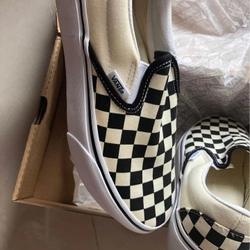 Classic Slip-On Checkerboard Stackform Shoe 201863