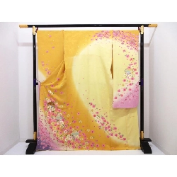 振袖 ATELIER SAB 友禅金彩加工 ボカシ染 - Hàng hiệu Authentic