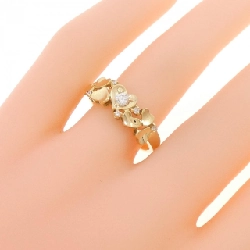 Nhẫn kim cương hình trái tim K18YG 0.10CT 668922