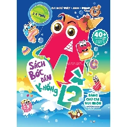 Sách Bóc dán khổng lồ - Bảng chữ cái vui nhộn - Đa ngữ Việt - Anh - Pháp - 40+ miếng dán vĩnh cửu - - LINHLANBOOKS - Sách Mẹ và bé