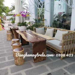 Sofa mây vuông đơn giản 576471