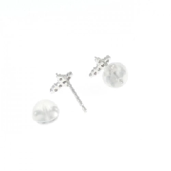 K18WG Bông tai kim cương 0.10CT - Hàng hiệu Chính hãng 867478