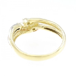 Nhẫn kim cương K18YG/PT/K18PG 0.18CT 673156