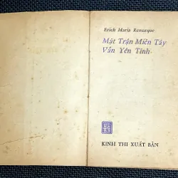 MẶT TRẬN MIỀN TÂY VẫN YÊN TĨNH -  E. MARIA REMARQUE 996972