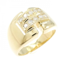 Nhẫn kim cương K18YG 0.20CT - Hàng hiệu Authentic