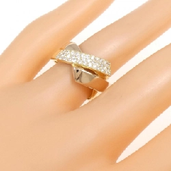 Nhẫn kim cương Pavé K18YG/K18PG 0.30CT 670358