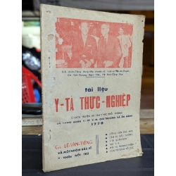 TÀI LIỆU Y TẢ THỰC NGHIỆP - GS LÊ VĂN TIẾNG & NHÓM BÁC SĨ