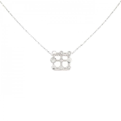 Dây chuyền kim cương 750WG/K18WG 0.04CT - Hàng hiệu Authentic