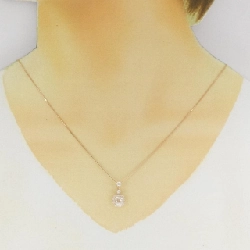 Dây chuyền kim cương 18KPG/K18PG 1.17CT - Hàng hiệu Authentic 859234