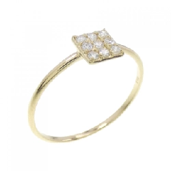 Nhẫn kim cương K18YG 0.1CT - Hàng hiệu Authentic