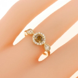 【Sản phẩm mới】Nhẫn kim cương K18YG 0.38CT 672100